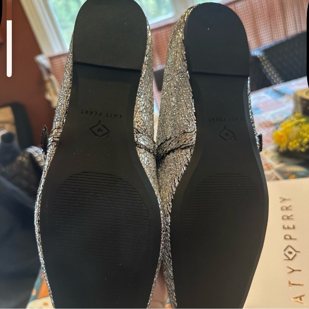 Katy Perry Collections  Silver Sparkle Mary Jane Shoes - Picture 4 of 4